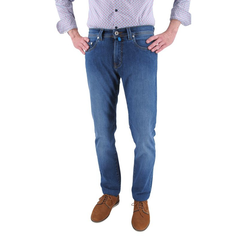 pantalon denim Pierre CARDIN délavé