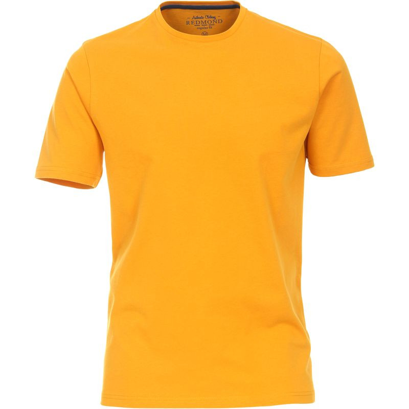 t-shirt col rond jaune REDMOND