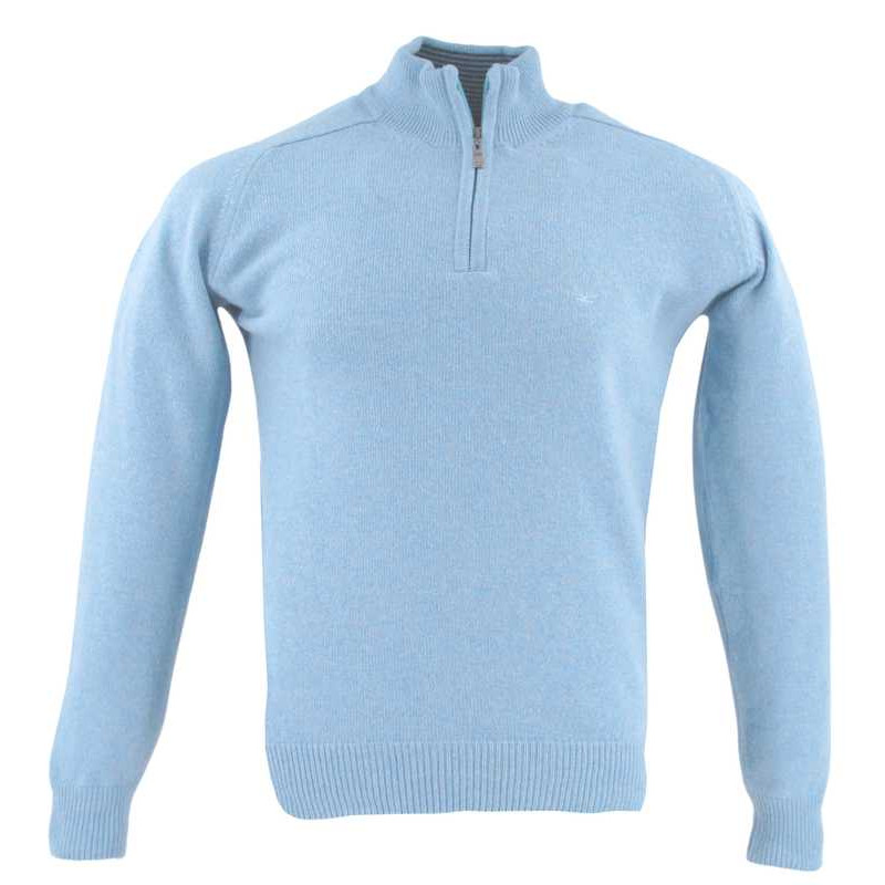 pull homme bleu ciel en laine de la marque Best Guest