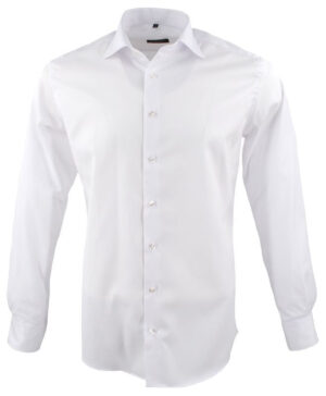 Chemise ETERNA blanc opaque modern fit 8817et