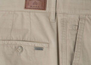 Pantalon en coton léger Mens Madison taupe / beige 4917Men