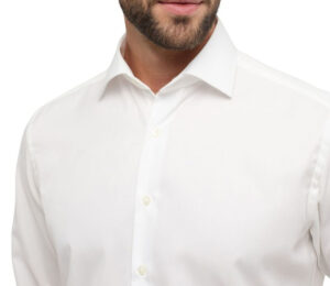 Chemise ETERNA opaque modern fit écru 8817etm