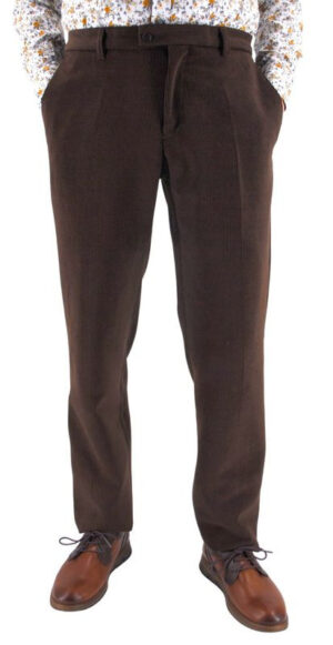 Pantalon velours de laine GIANNI MARCO marron H093