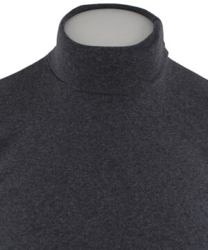 Sous Pull GUY DE BERAC col roulé anthracite