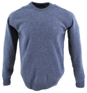 pull laine BEST GUEST ras du cou gris bleu 701bg