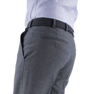 Pantalon M.E.N.S. Madrid-U 8920 ville en laine gris