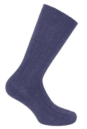 chaussettes laine alpaga LABONAL marine 35232la