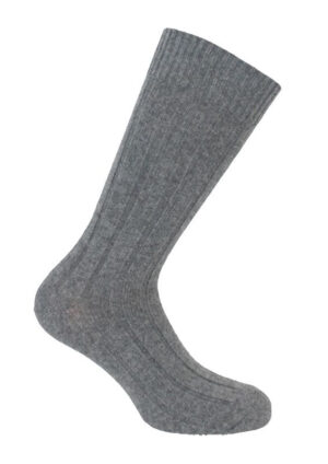 chaussettes laine alpaga LABONAL gris 35232la