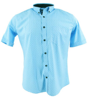 Chemise CAP TEN col boutonné bleu ciel