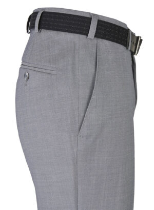 Pantalon laine fine MENS 2601 Madrid gris clair