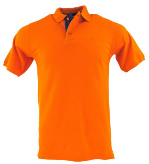 Polo coton maille piquée REDMOND 940rd orange