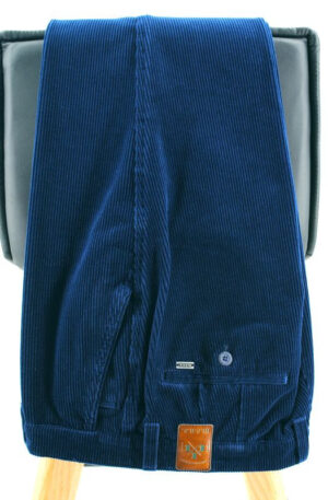 Pantalon velours MENS Madison bleu 4984Men