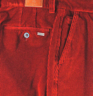 Pantalon velours MENS Madison rouille rouge 4984Men