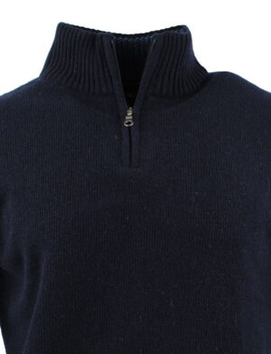 pull camionneur 80% laine GUY DE BERAC R1387 marine