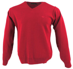 pull col V BEST GUEST 202bg régular rouge