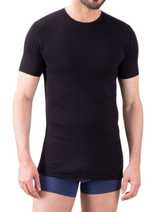 Tee-shirt coton EMINENCE col rond 308 noir