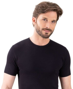 Tee-shirt coton EMINENCE col rond 308 noir