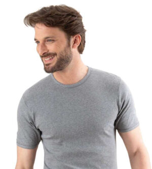 Tee-shirt coton EMINENCE col rond 308 gris