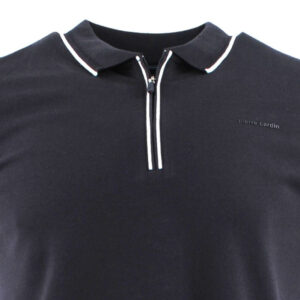 Polo uni col zip PIERRE CARDIN 2020 marine