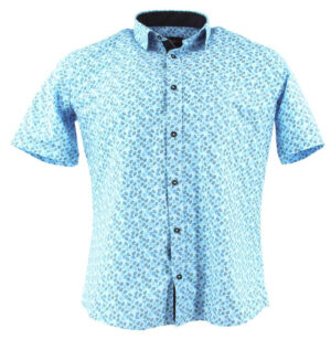 chemise Cap10Ten Casual fantaisie bleu ciel