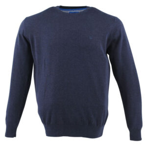 Pull coton ras du cou marine REDMOND 500rd