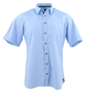 chemise Marvelis Casual Fit unie bleu