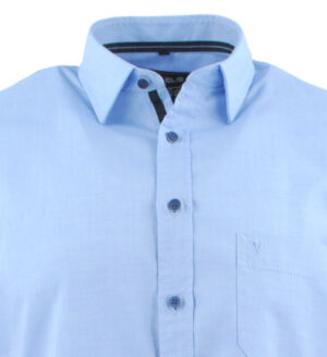 chemise Marvelis Casual Fit unie bleu