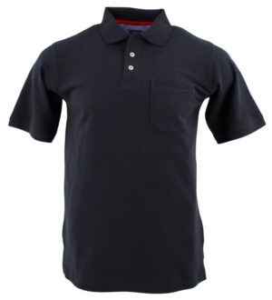 Polo casual REDMOND 900rd maille piquée noir