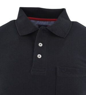 Polo casual REDMOND 900rd maille piquée noir