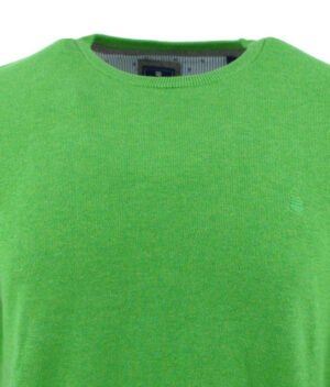 Pull ras du cou REDMOND 500rd en coton vert