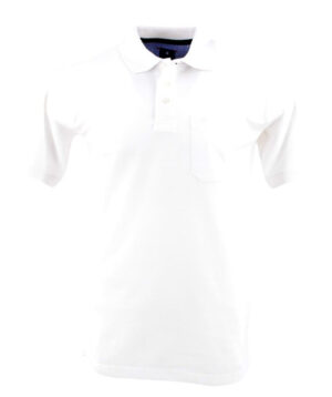 Polo homme REDMOND 900rd maille piquée blanc