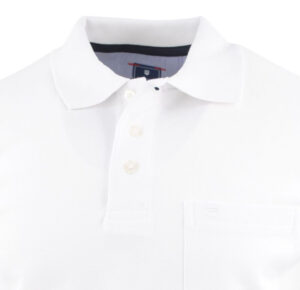 Polo homme REDMOND 900rd maille piquée blanc