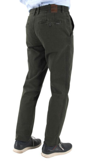 Pantalon peau de pêche MENS Madison kaki 2046Men