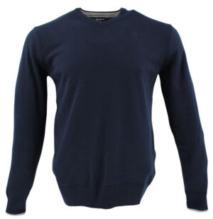 Pull homme col V BLACK WELLIS marine