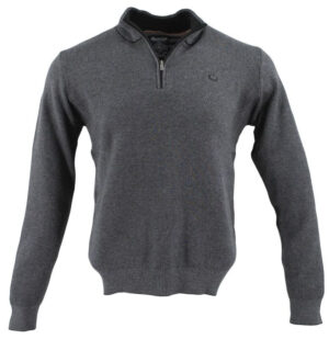 pull homme MONTE CARLO gris chiné