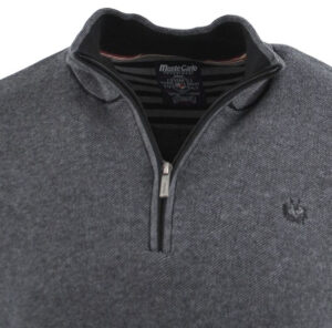 pull homme MONTE CARLO gris chiné