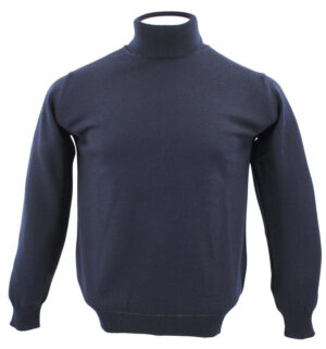 pull homme col roulé marine BEST GUEST 314R