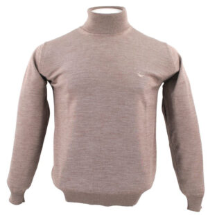 pull homme col roulé sable BEST GUEST 314R