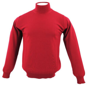 pull col roulé rouge BEST GUEST 314R