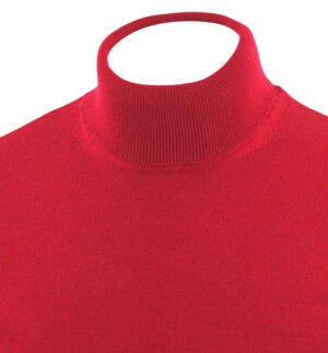 pull col roulé rouge BEST GUEST 314R