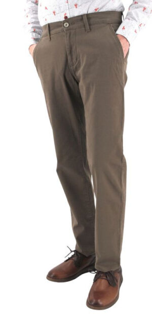 Pantalon chino marron PIONEER Enzo 5518