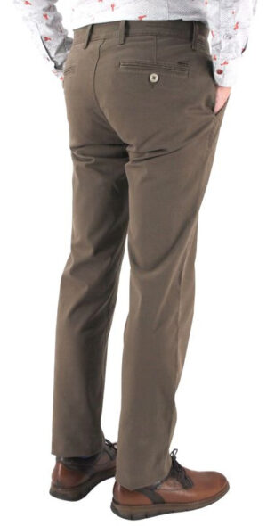 Pantalon chino marron PIONEER Enzo 5518