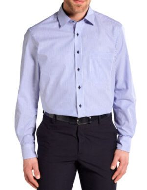 chemise rayée en twill Eterna Comfort Fit 8992et