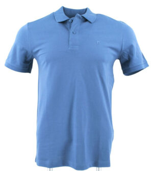 Polo uni extensible PIERRE CARDIN 20484 bleu pétrole