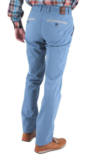 chino indigo passepoilé Méran MENS 4811men