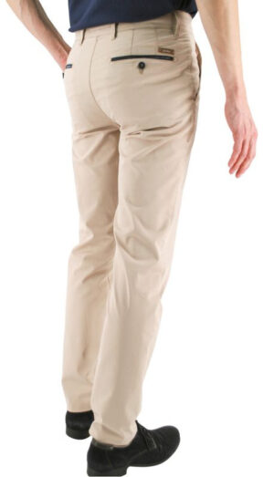 pantalon passepoilé Benny-3 GARDEUR crème 412941g