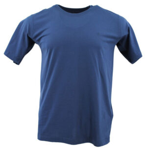 Tee-shirt bleu indigo col rond CASA MODA 004200rd