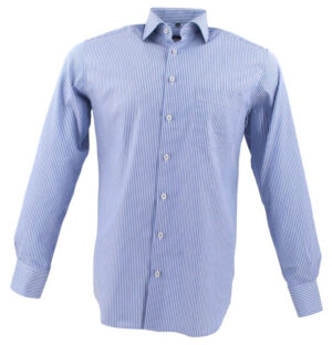 chemise rayée bleu Eterna Modern Fit