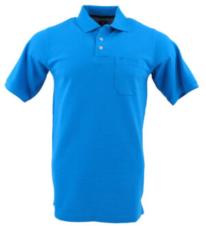 Polo homme maille piquée azur REDMOND 900rd