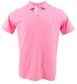 polo manches courte BANDE ORIGINALE rose et blanc 140170bo